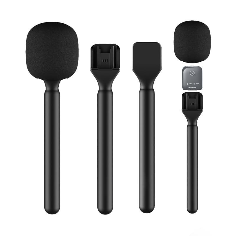 Universal Rode Lavalier Microphone Street Interview Handheld Stick Journalist News Dedicated Microphone Handheld Rod