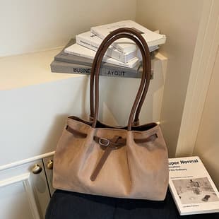 Fashionable Casual Large Capacity Tote Bag 2025 Fall New Trend Commuter Stylish High-Aesthetic Single Shoulder Bag for Women