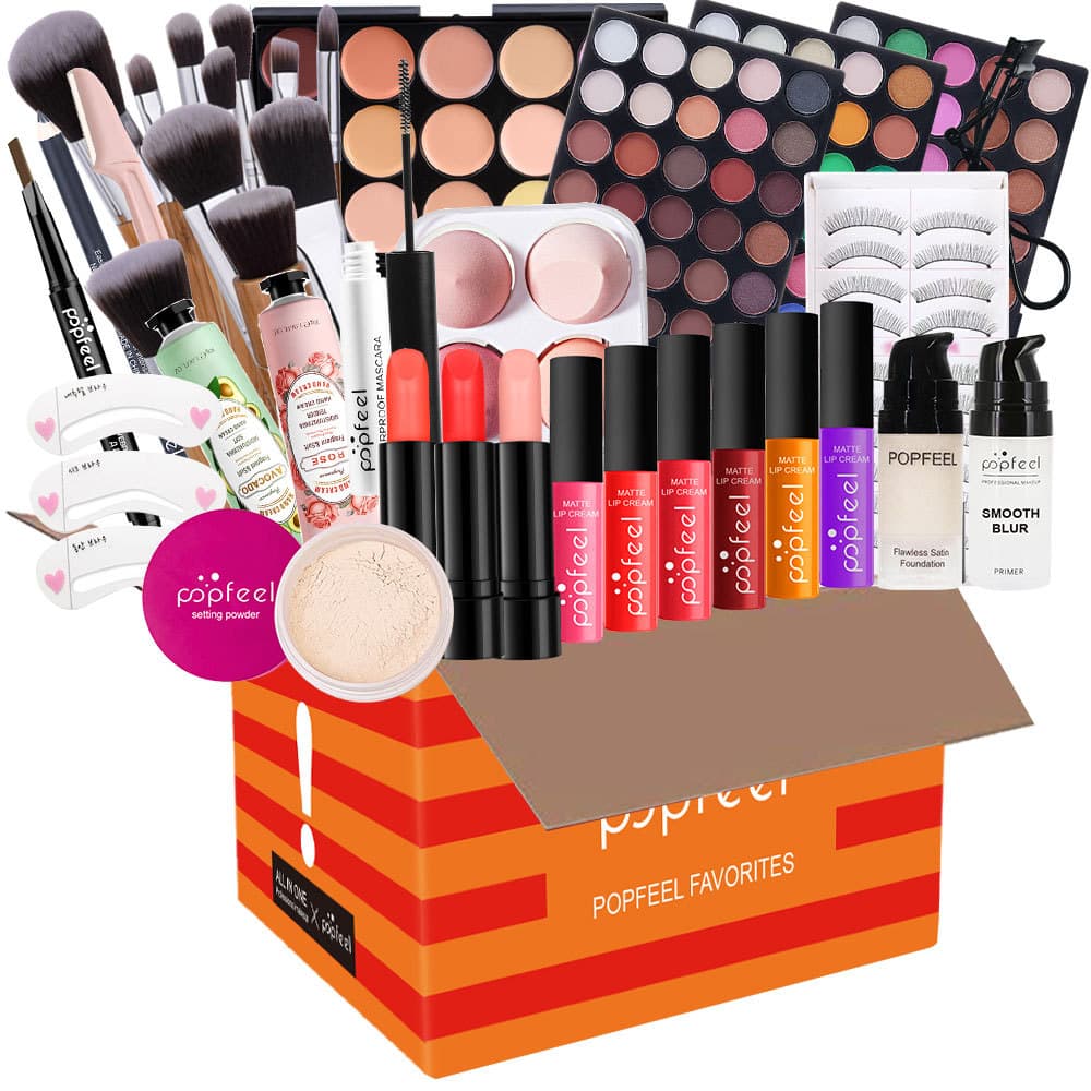 Cosmetics Set Cross-border Full Makeup Gift Box for Female Students Beginners Complete Concealer Makeup Kit