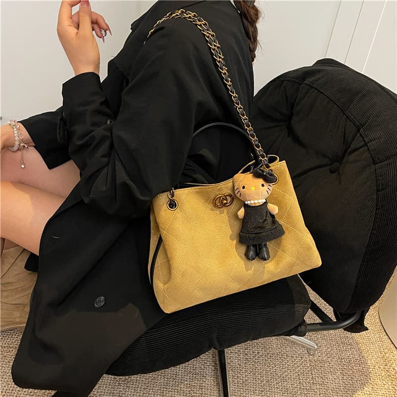 Unique Design Handbag for Women 2025 Fall/Winter New Arrival Premium Tote Bag Fashion Versatile Shoulder Crossbody Bag