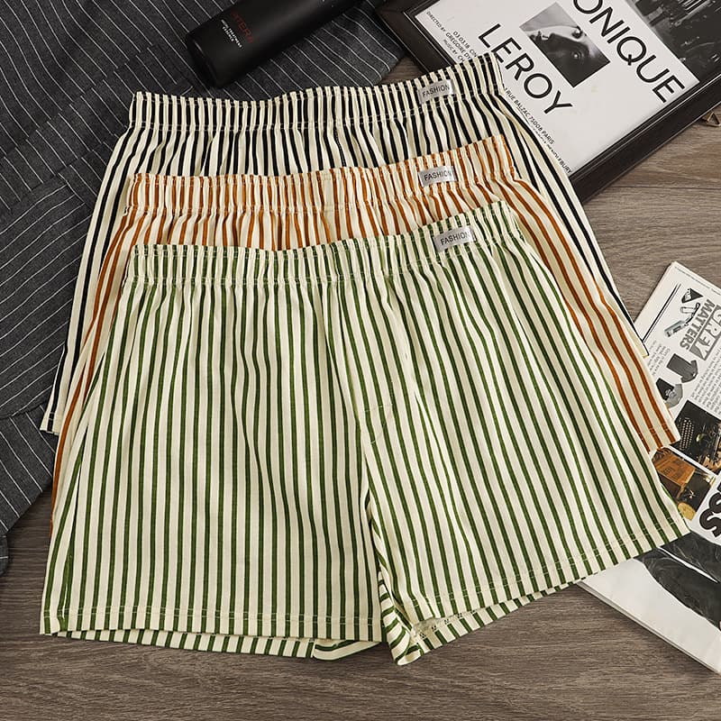 Men's Loose Cotton Boxer Shorts, Home Sleep Pants, Sports Comfortable Underwear, Teenager Boxer Briefs