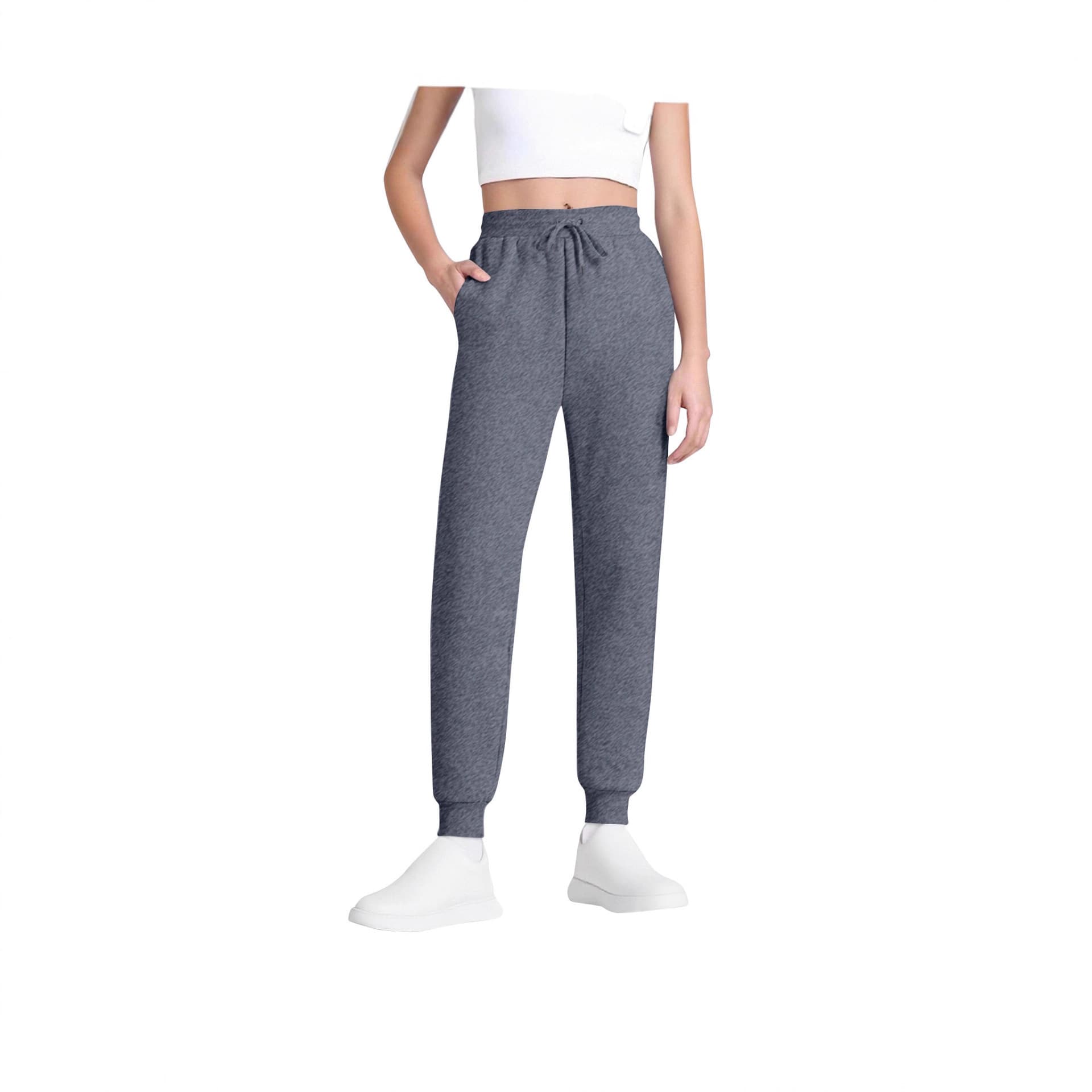 Cross-border AliExpress Amazon wish foreign trade European and American men's and women's jogging pants cotton casual sports pants in large quantities in stock