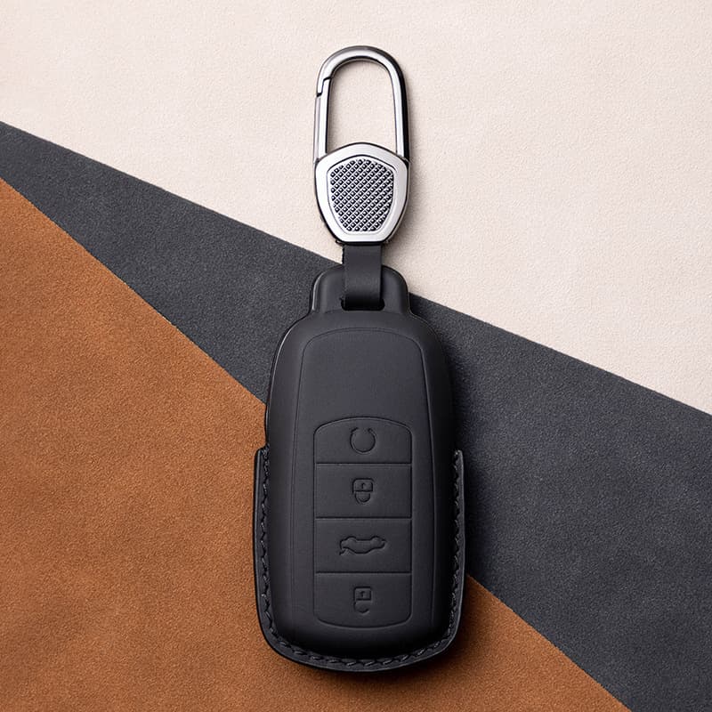 Factory direct drop shipping genuine leather key case for Arrizo 5, Tiggo 7 Plus, Tiggo 8 Pro