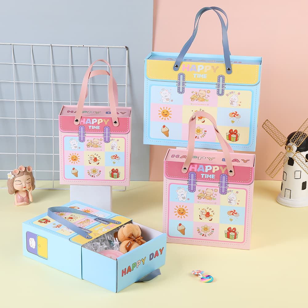 Children's Day Gift Box Set for Baby's First Birthday, Full Moon Party, Candy Box, Birthday Party Favor Box