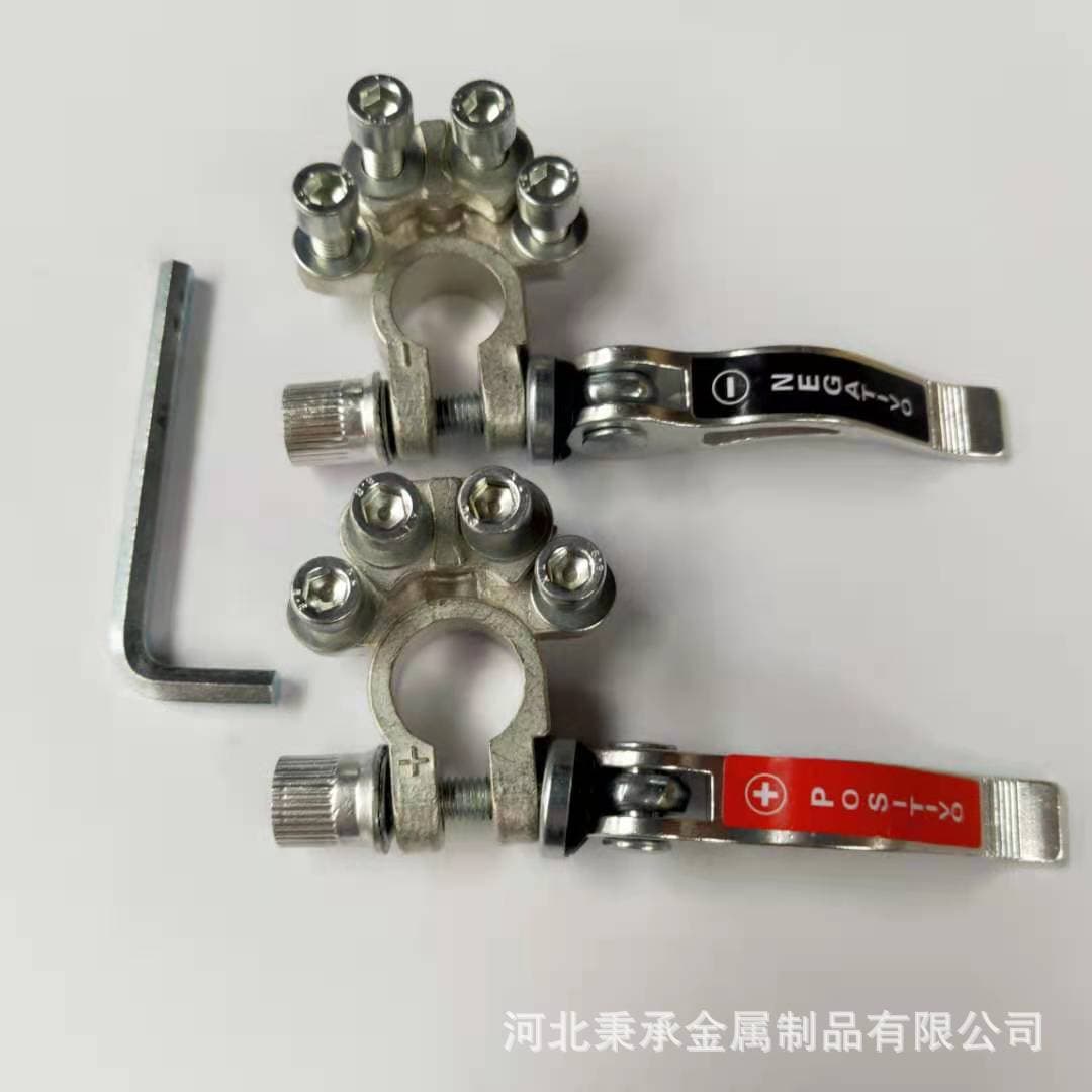 Factory Direct Battery Terminals Adapters Pure Copper Tin Plated Brass Connector Wire Ends For Car Motorcycle Accessories