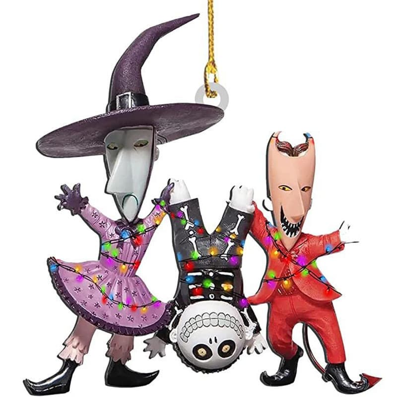 Cross-border Halloween Party Ghost Festival Props Pendant Nightmare Before Christmas Children Pendant Anime Sally Jack Characters