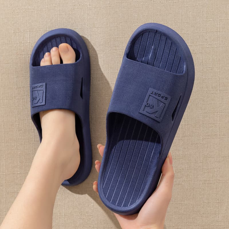 New Slippers Women Summer Couple Home Indoor Bathroom Anti-Slip Thick Soft Sole Sandals Men