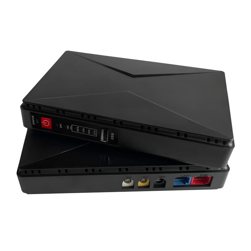 Factory Direct 10400mAh DC UPS Uninterruptible Power Supply for Mini Router, Optical Modem, POE Surveillance DC Power