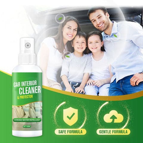 Car Interior Cleaner and Protector, Car Interior Seats, Black Dashboard Aging Repair Agent, Engine Restoration Agent