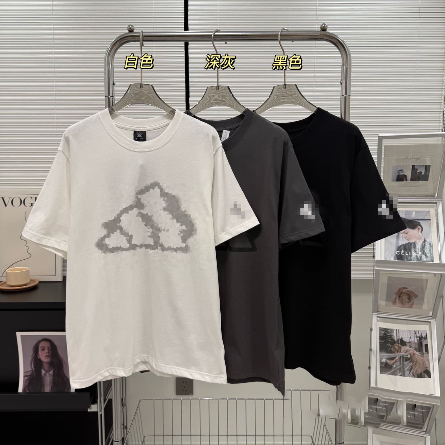 2026 New Trendy American Retro Printed Short Sleeve T-Shirt for Men and Women Summer Loose Streetwear High Street Ins Top