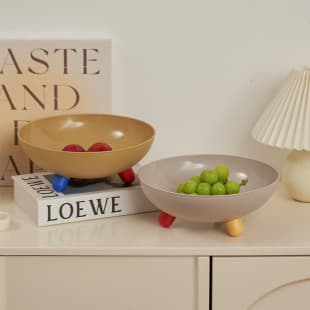 Triangular Bag House Fruit Tray, Household Thickened Fruit Bowl, Premium Feel, Living Room Coffee Table Snack Tray, Nuts, Candy