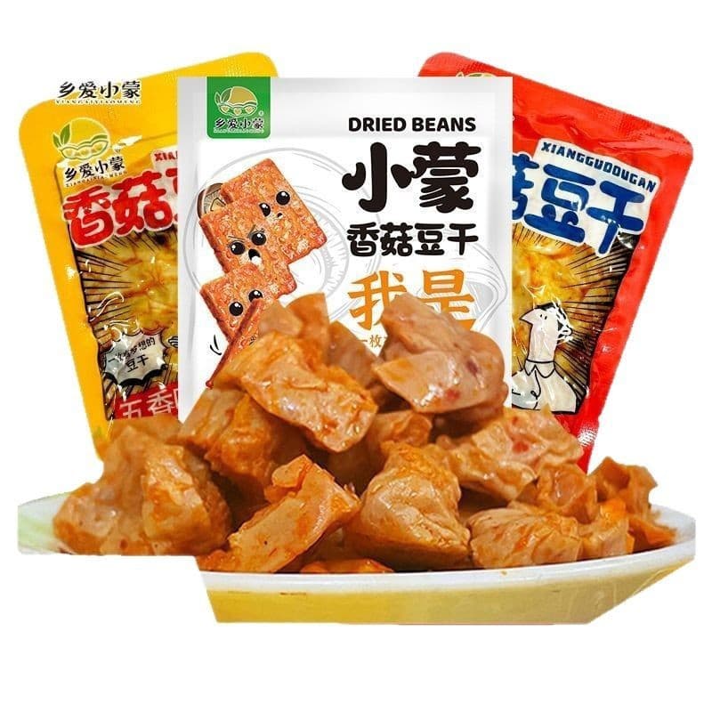 Xiang'ai Xiaomeng Mushroom Tofu Snacks, Leisure Nostalgic Snacks, Spicy Five-Spice Mixed Pack, Other