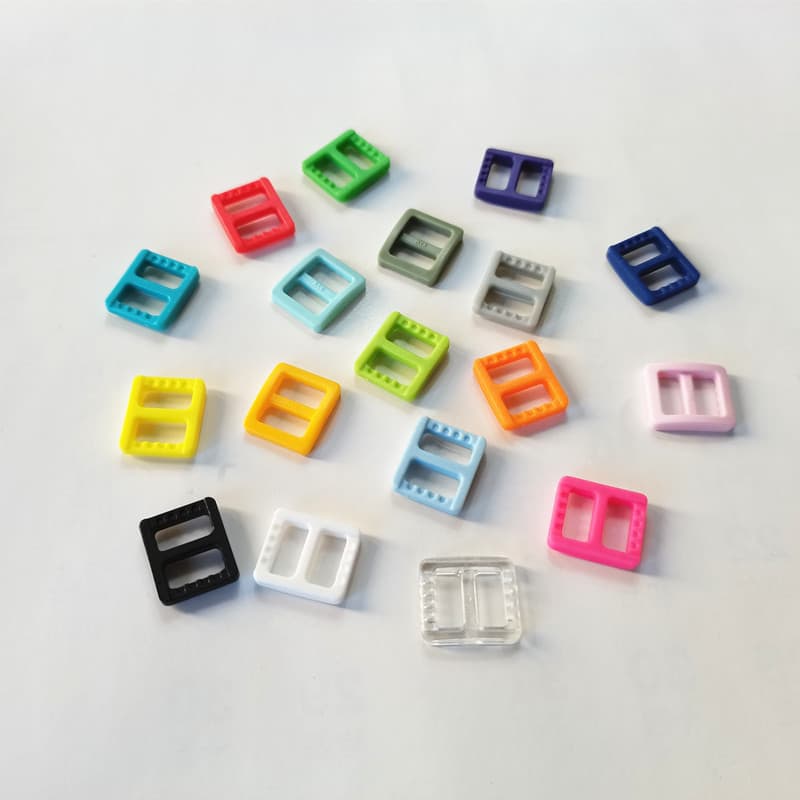 10mm Rectangular Buckle, Three-Bar Adjustment Buckle, 1cm Plastic Fastener, Webbing Buckle, Strap Buckle