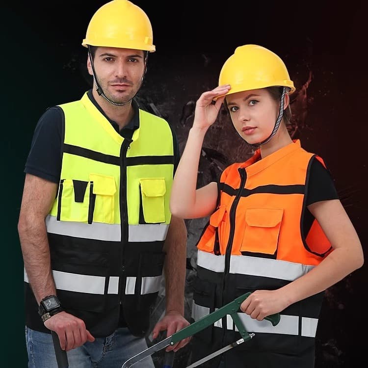 Reflective Vest Reflective Safety Vest Reflective Cycling Wear Reflective Clothing Safety Vest Construction Sanitation Vest Workwear
