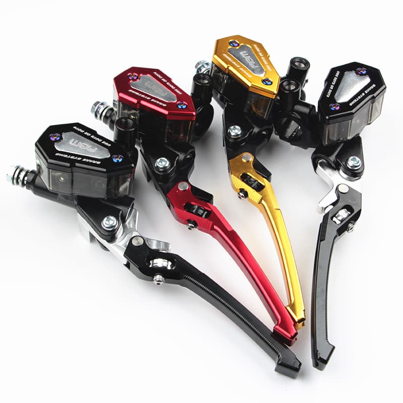 Electric Motorcycle Brake Master Cylinder, Adjustable Handle, Side Push Top Pump, Compatible with 009, Yadea, Niu M3, Monkey