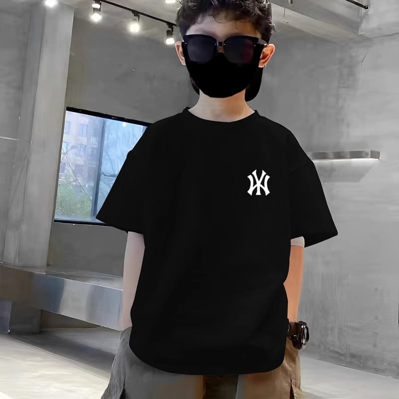 Boys T-shirt short-sleeved 2025 new summer pure cotton Buzz Lightyear handsome trendy brand T-shirt cartoon pattern for children