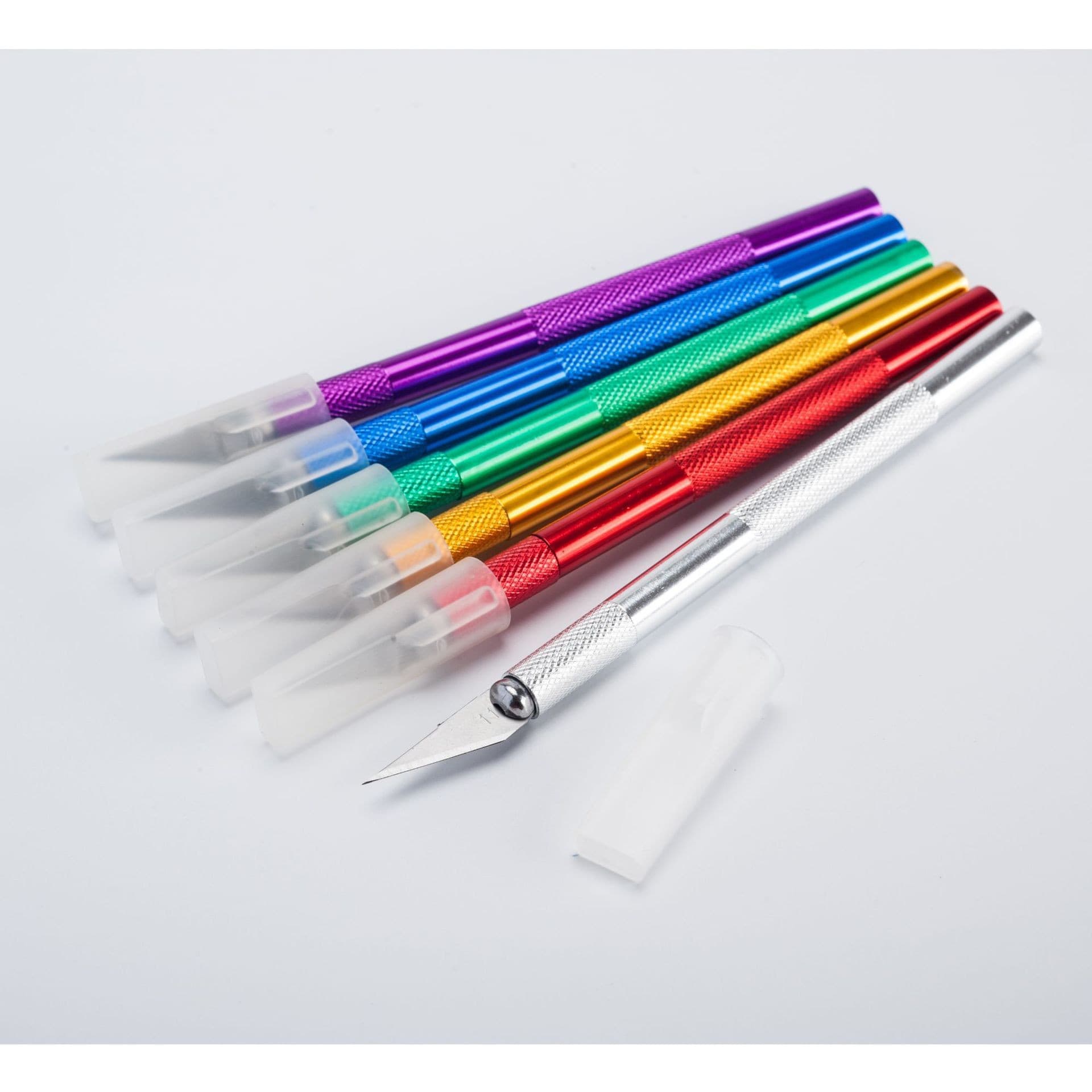 Aluminum Alloy Student Engraving Pen Metal DIY Carving Knife Set Hand Account Scrapbooking Knife Craft Knife Pen
