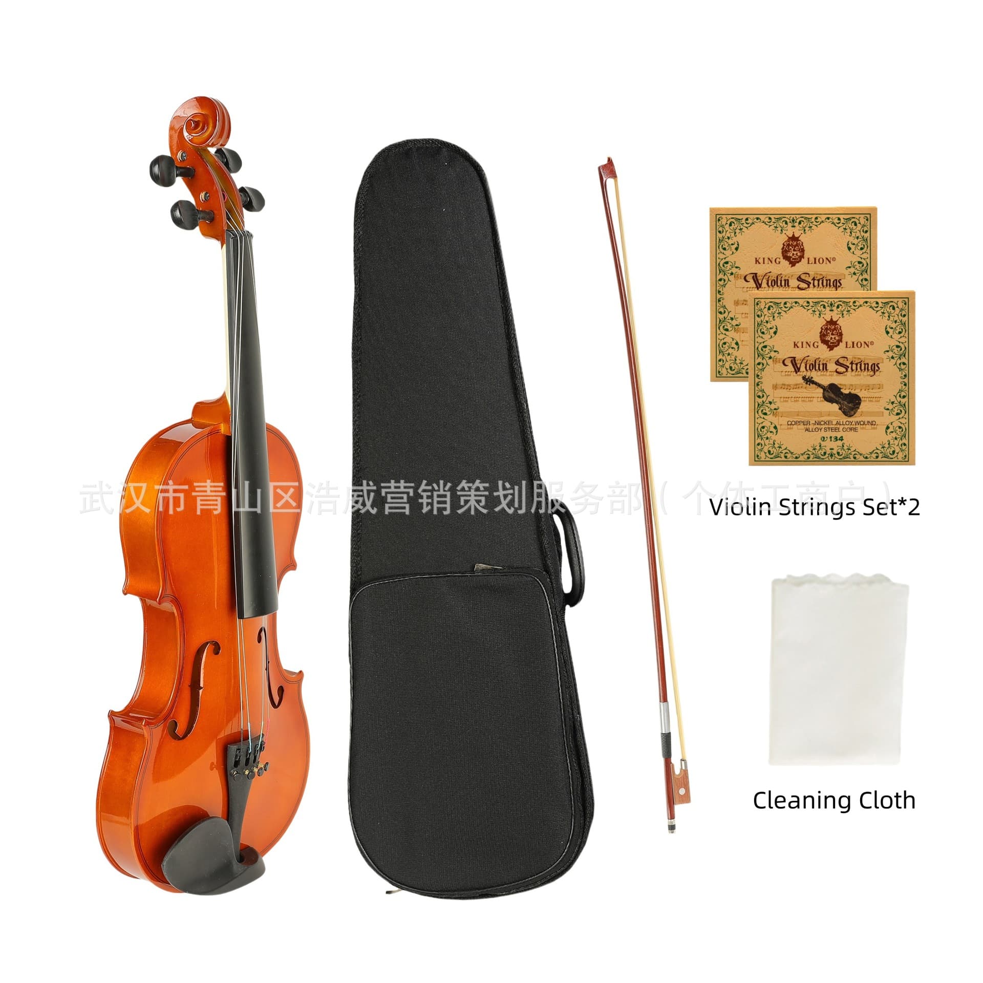 Pure solid wood headstock for beginners to practice violin, special piano box for entry-level exams, accessories, direct sales from the manufacturer