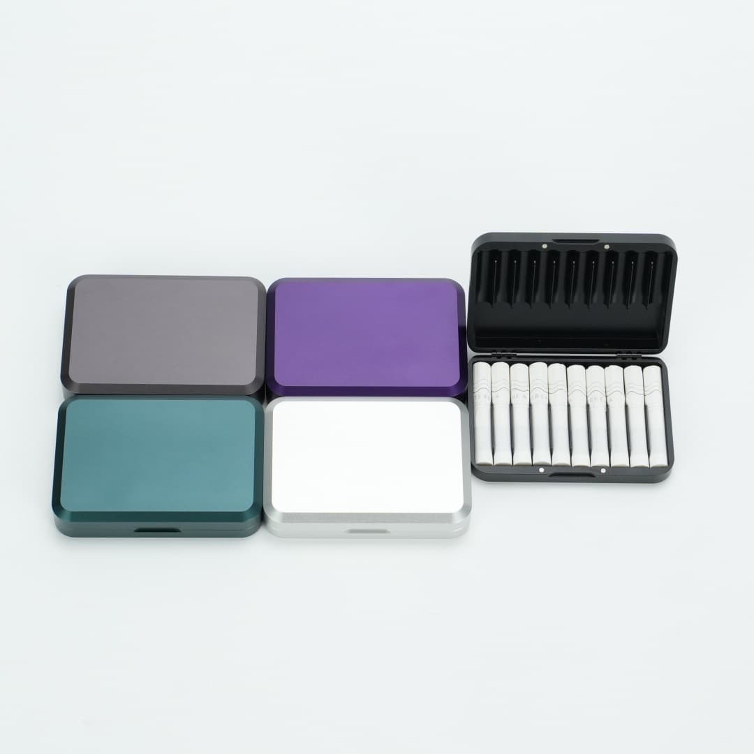 20-pack aluminum alloy cigarette box suitable for IQO ilum One/iOne/Prime moisture-proof magnetic absorption box