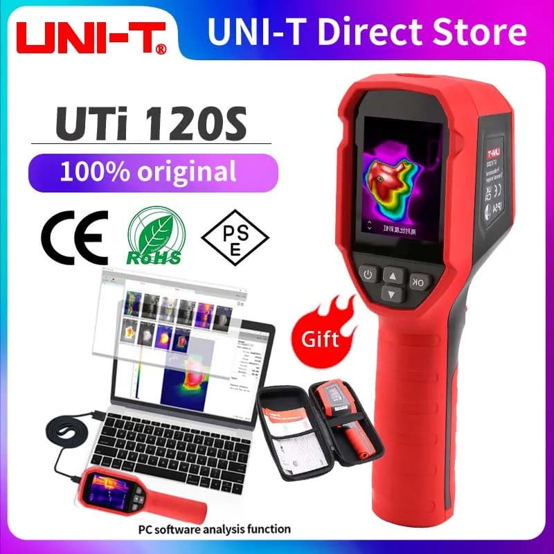 UNI-T UTi120S Infrared Thermal Imager Handheld Floor Heating Geothermal Pipe Detector Hot Selling Cross-border