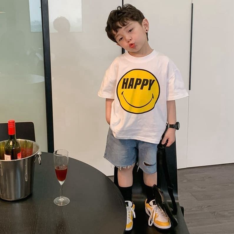 2024 New Summer T-Shirt Short Sleeve for Boys Trendy Kids Cotton Tee Shirt Boys Summer Fashion Top