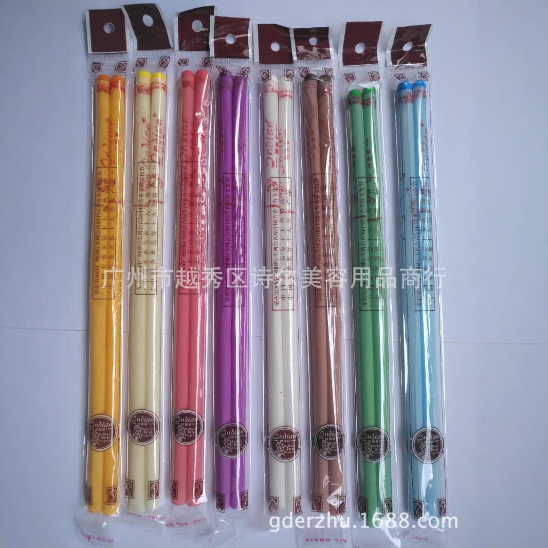 Ear candle source factory, straight aromatherapy ear candles with stoppers, 8 scents in 8 colors, round with stoppers.