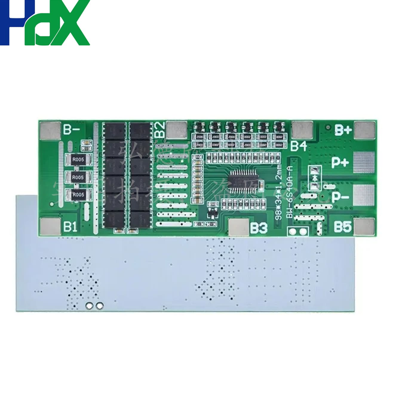 6S 24V 40A/20A Solar Lighting Lithium Battery Protection Board with Integrated BMS and Balancing for Power Tools
