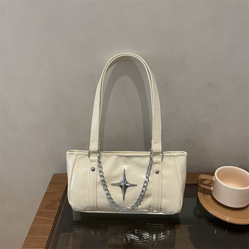 2026 Summer New Chain Women's Bag Premium Solid Color Shoulder Crossbody Bag Stylish Handbag Wholesale Women's Bag
