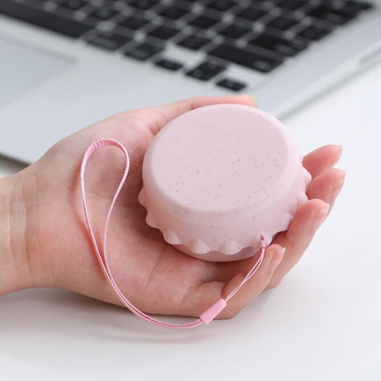Wheat Travel Telescopic Cup Portable Water Bottle Travel Student Cup Compressed Cup Creative Home Folding Cup