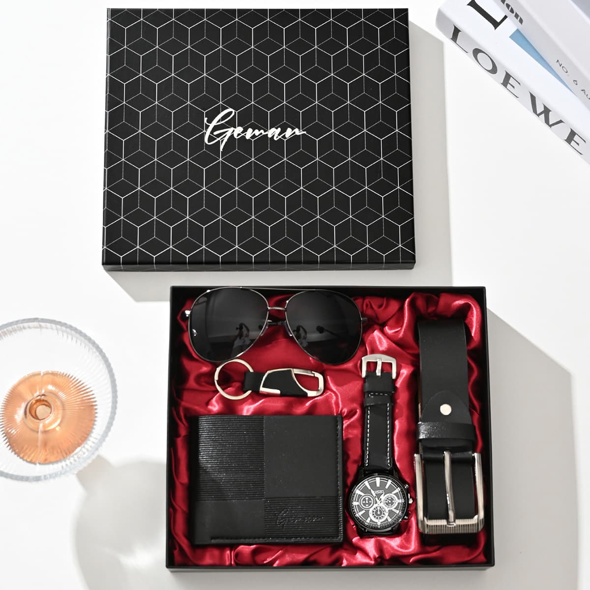 Men's Birthday Gift Father's Day Watch Gift Set Valentine's Day Gift Box Teacher's Day Cross-Border Business Souvenir