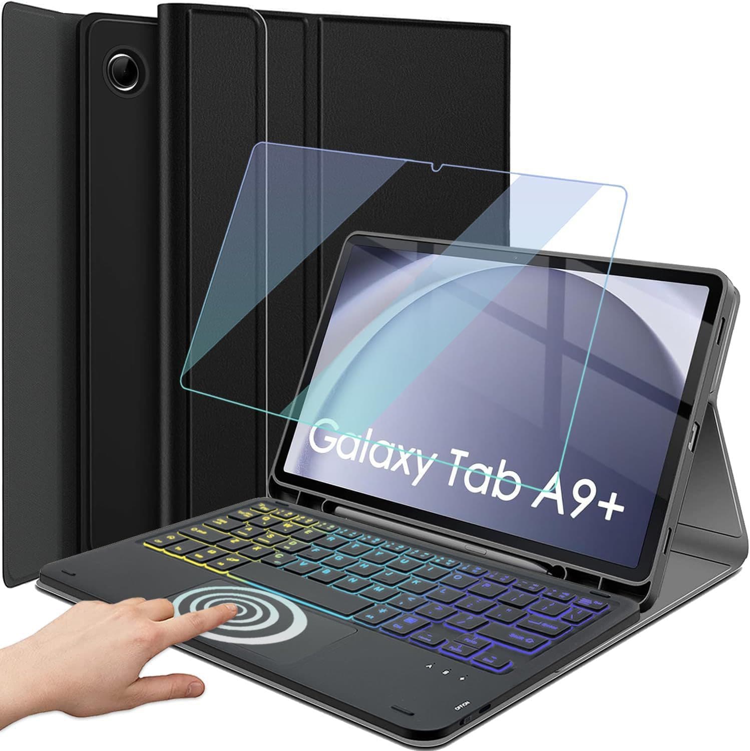Backlit Touchpad Keyboard Case for Samsung Galaxy Tab A9 Plus A9+ X210/X216/X218