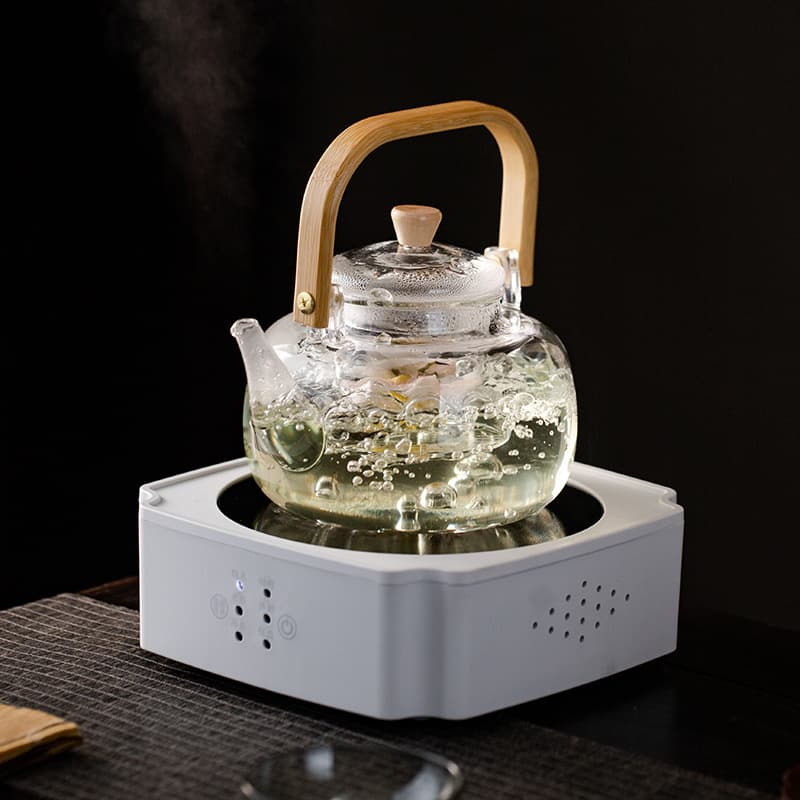 New Thickened Glass Heat-Resistant Tea Brewer, Electric Ceramic Stove Kettle for White Tea and Steeping