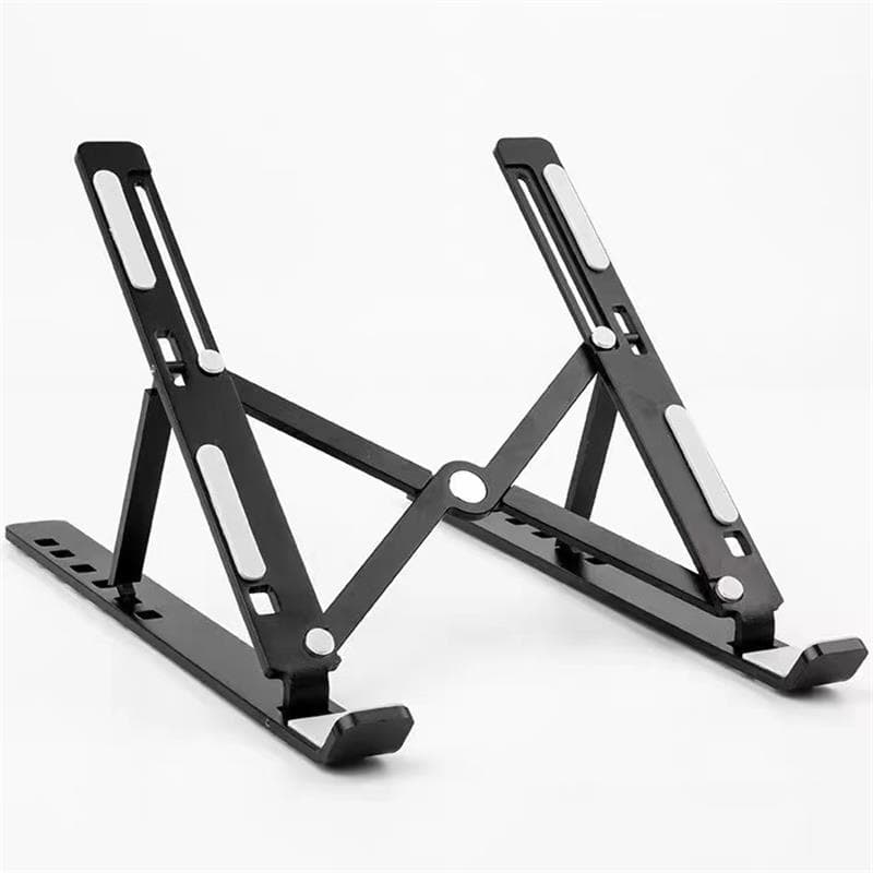 Laptop Stand Desktop Riser Aluminum Alloy Floating Cooling Foldable Portable Bracket Single Fork 16-inch