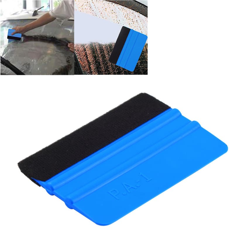 Color changing film scraper with cloth soft anti-scratch car body advertising wallpaper glass film application tool