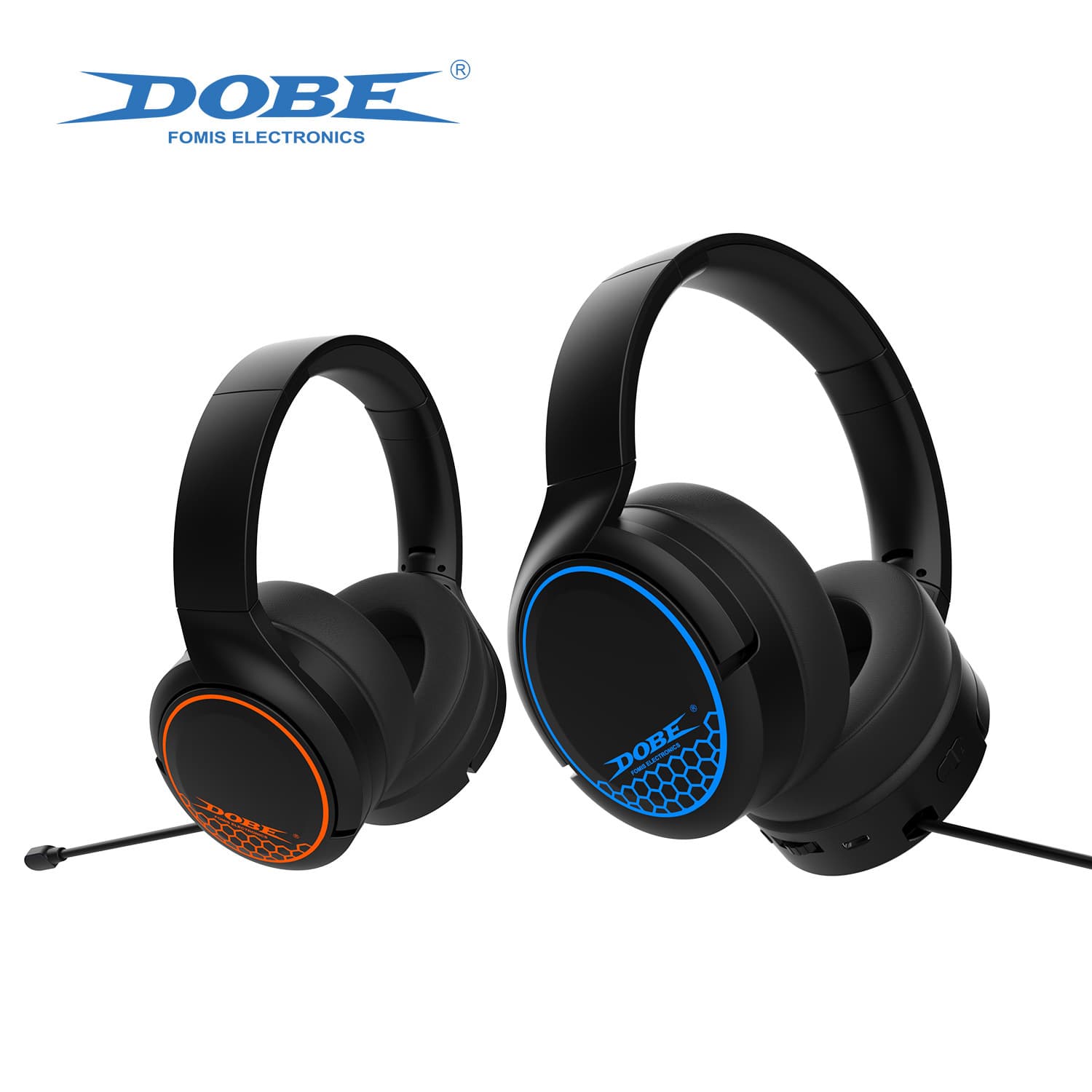 DOBE Wireless Bluetooth 2.4G Dual Connection Over-Ear Headphones for PS5 PS4 Switch Mobile Phone