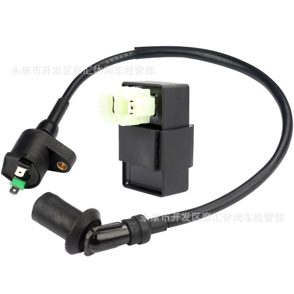 Motor ATV Four-Wheel Beach Scooter GY6 50 125 150CC Elbow High-Voltage Coil CDI Igniter AC