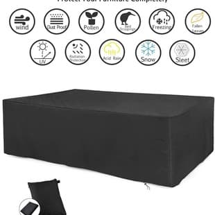 Cross-border best-selling Oxford cloth outdoor garden waterproof furniture table cover
