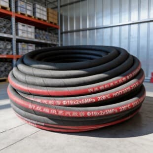 Factory Direct Temperature Resistant Hose, Rubber Steel Wire Braided Water Steam Hose, High Temperature Resistant Assembly High Pressure