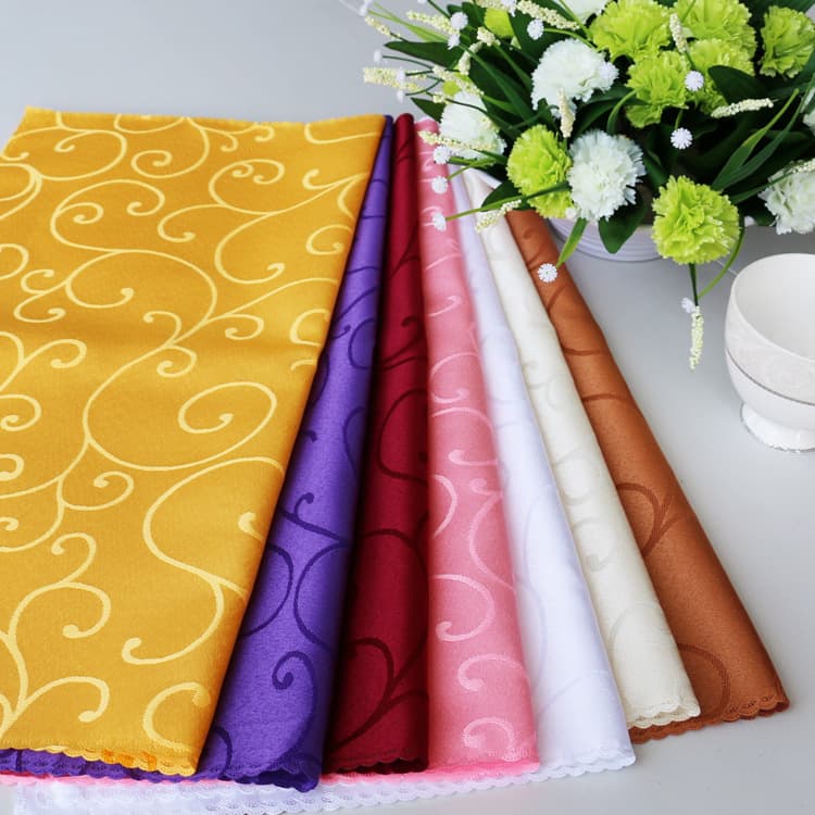Hotel napkins, wiping cloths, cup folding art, table mats, square cloths, plate mats, cup flower decorations, wholesale.