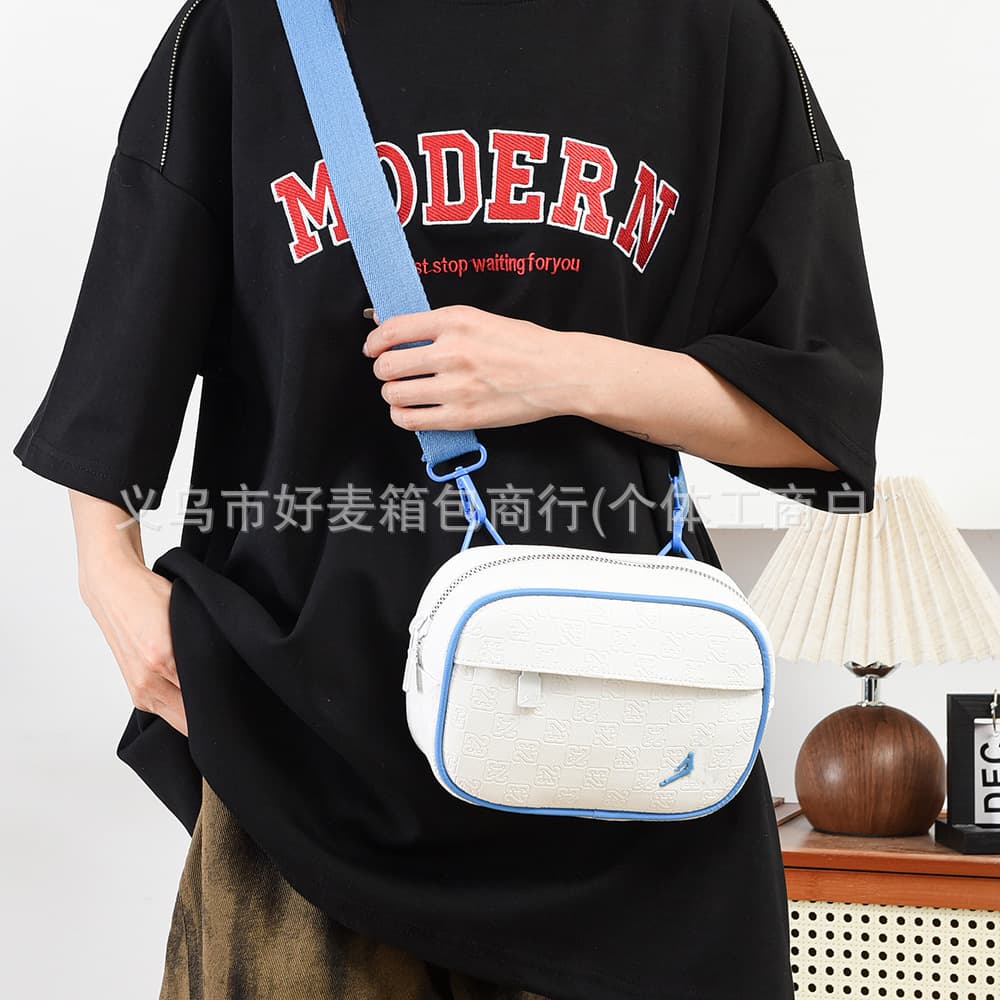 Cross-border New Style Trendy Crossbody Bag Light Luxury American Casual Shoulder Bag Unisex Outdoor Sports Bag Phone Bag