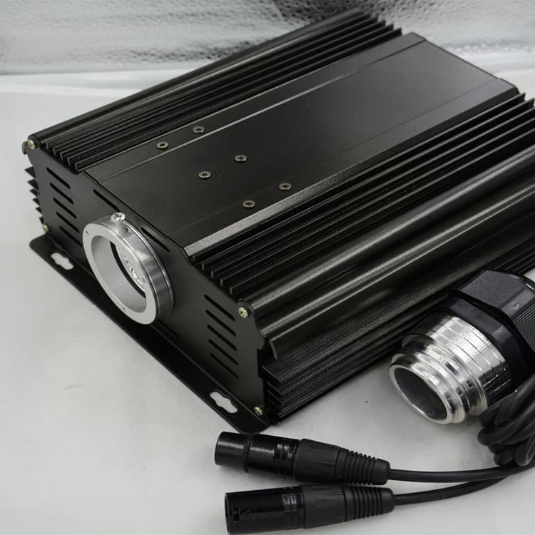 Manufacturer of starry sky ceiling light source, 45W RGB lighting fiber optic unit, LED fiber optic light, home theater light source.