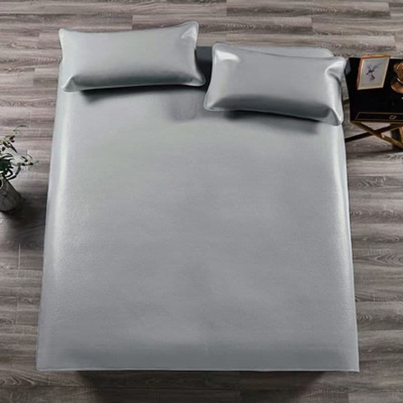 Extra Thick Leather Cool Mat, Top Grain Water Buffalo Thickened Three-Piece Set, Summer Children's Mattress, Leather Mat