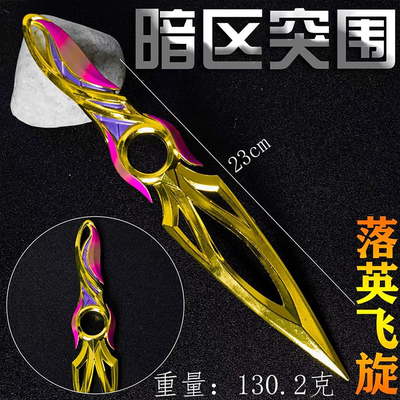 Valorant RGX Graphics Card Karambit Metal Weapon Model Alloy Weapon Display Prop