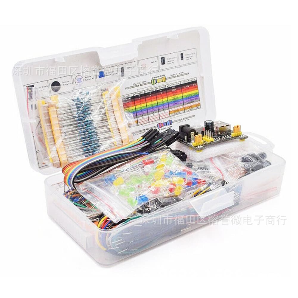 830-Hole Breadboard for Uno R3 Starter Kit, Beginner-Friendly, Compatible with 2560 Uno Electronic Component/Module