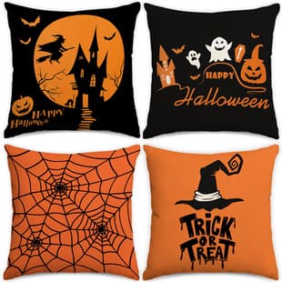 Halloween Pillow Covers Amazon Foreign Trade Cross-Border Pillow Covers Halloween Party Living Room Sofa Decorative Cushion Covers