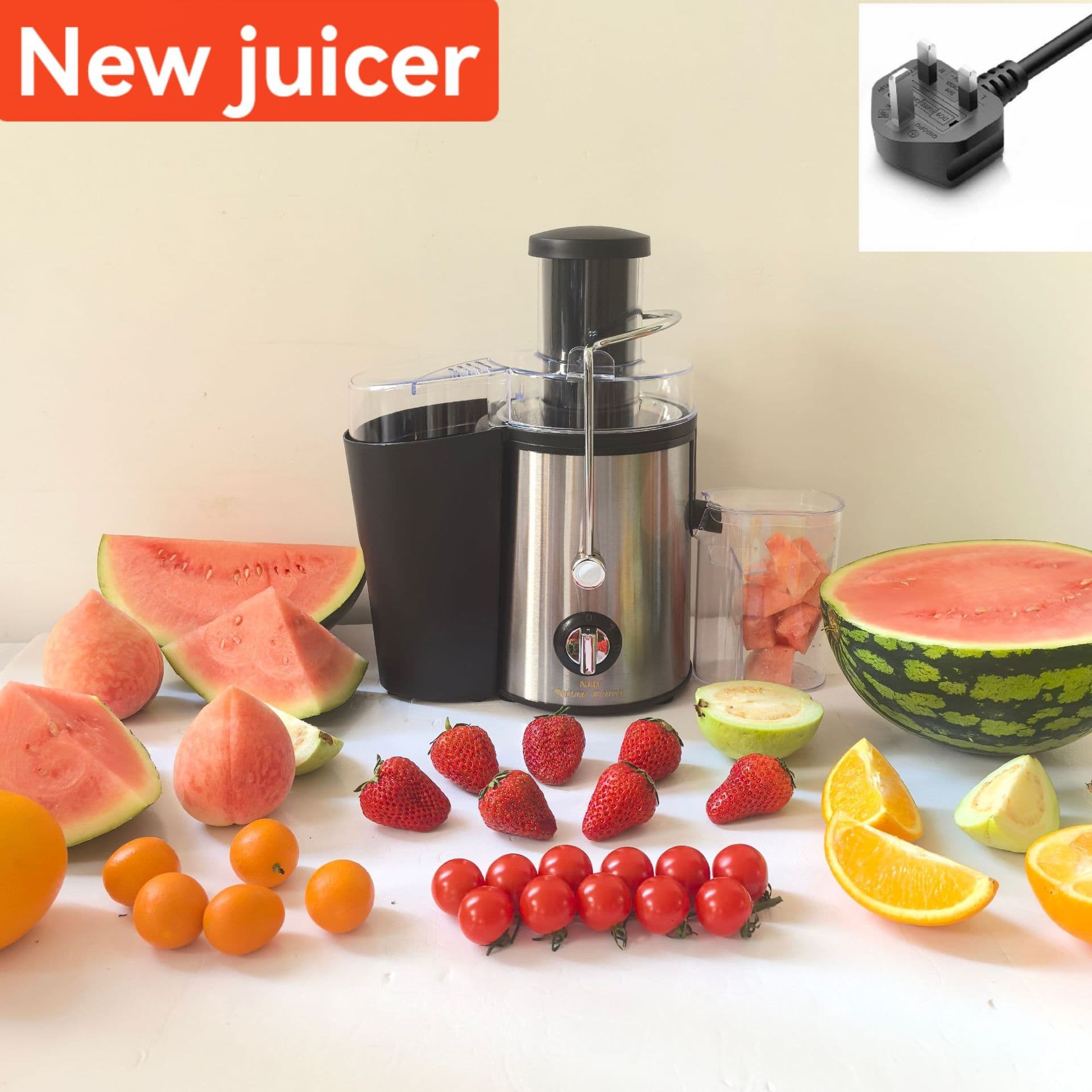 Factory Direct Juicer Multi-functional Centrifugal Juice Extractor with Pulp Separation Stainless Steel for Export