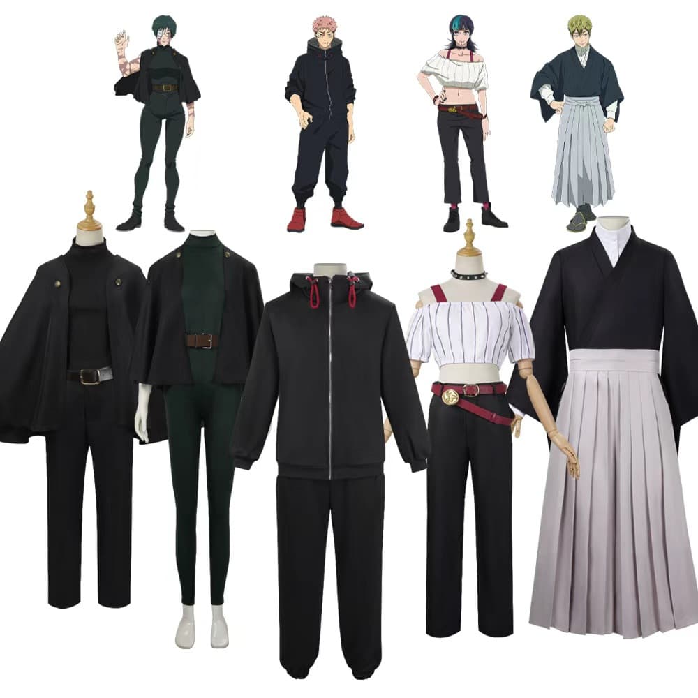 Jujutsu Kaisen Cosplay Costume Death Game Kimono Full Set Anime Cosplay Outfit Stage Performance Costume