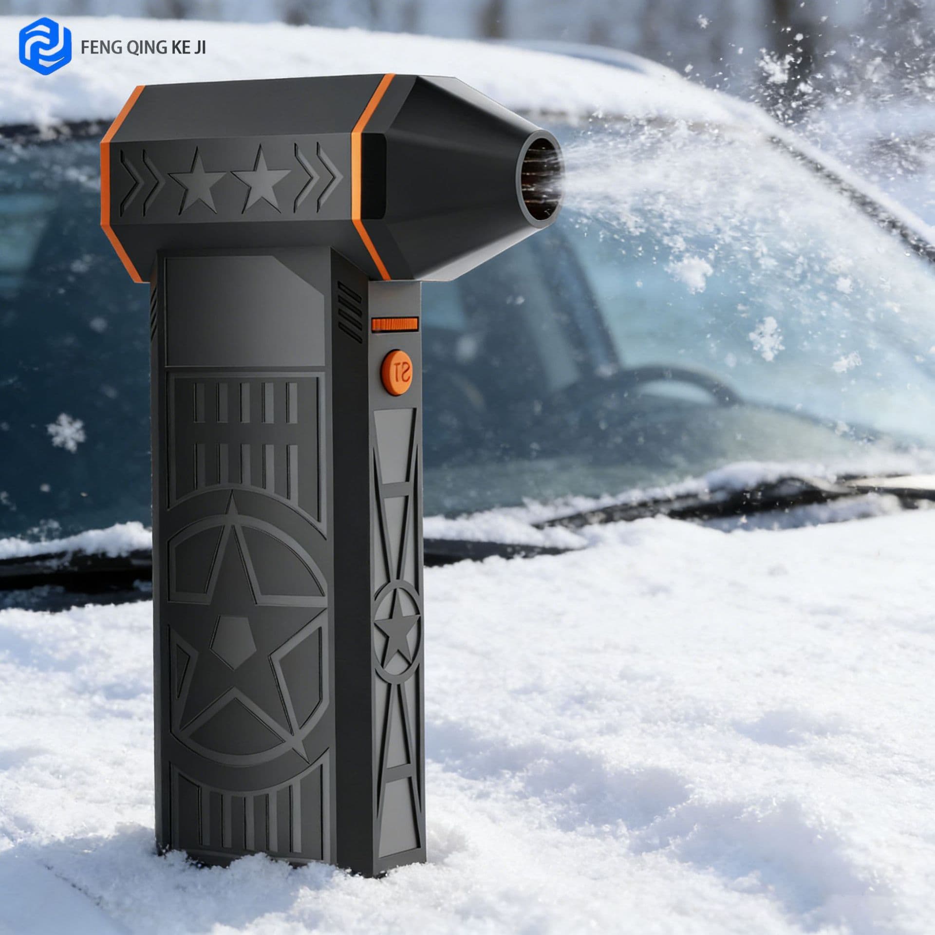 130000 RPM Cordless Snow Blower 280g Thrust 240W Type-C Portable Fast Snow Removal Handheld
