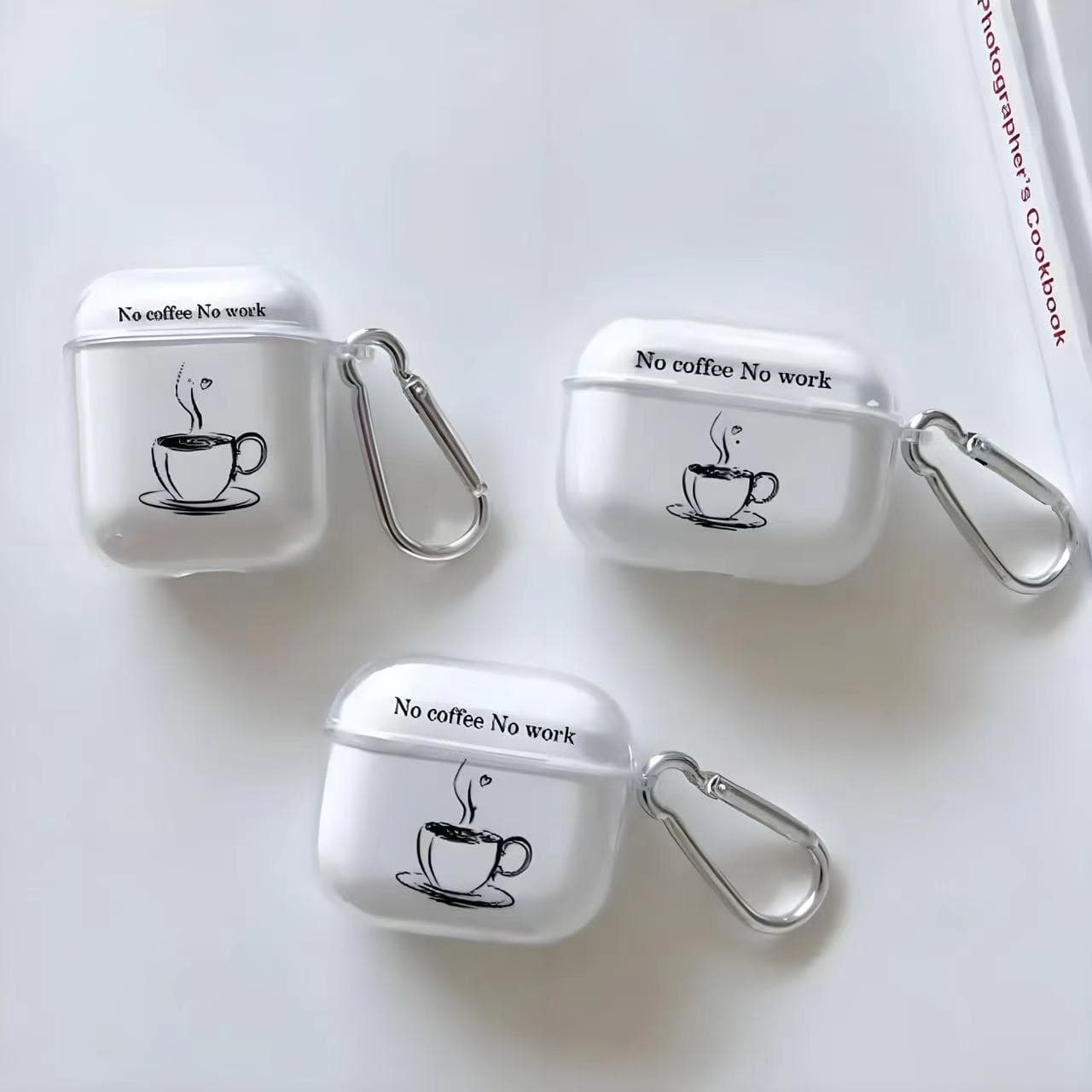 New AirPods Pro 3 Apple Painted Coffee Bluetooth Earphone Case Transparent 3rd Gen Soft Shell Pro 2