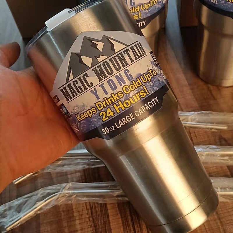 Ice King Cup 304 Stainless Steel Large Capacity Water Cup Ice Retention Cup Student Cold Retention Cup Portable Car Coffee Cup